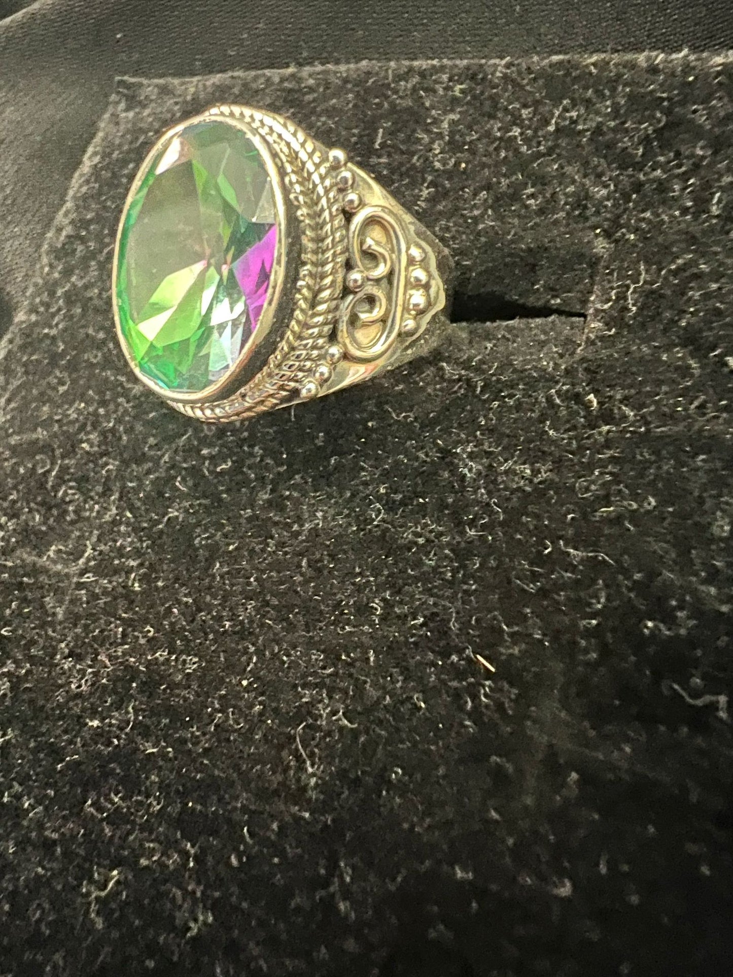 Anello argento rainbow