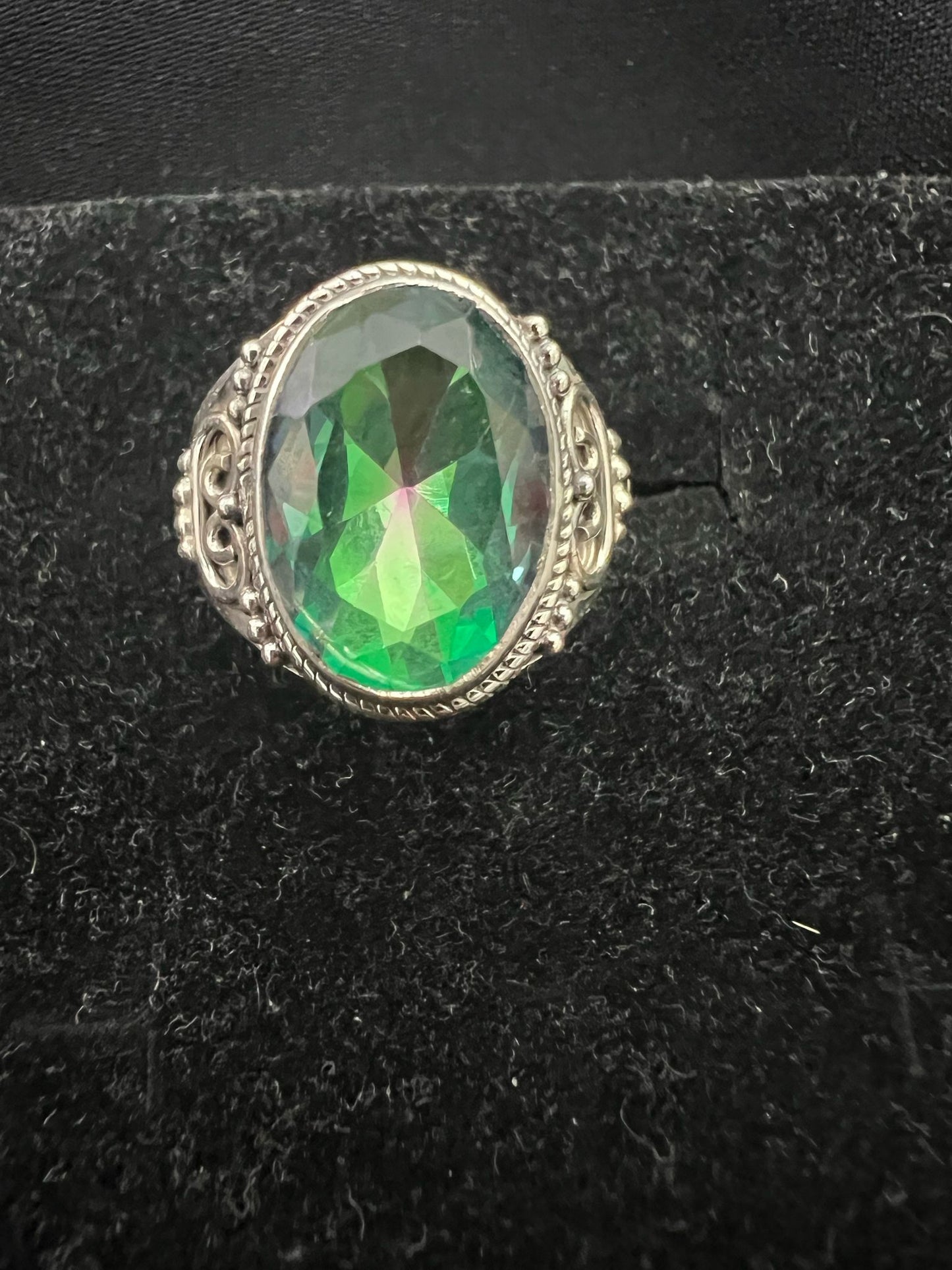Anello argento rainbow