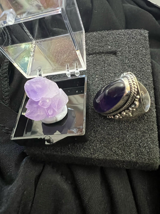 Anello ametista vintage