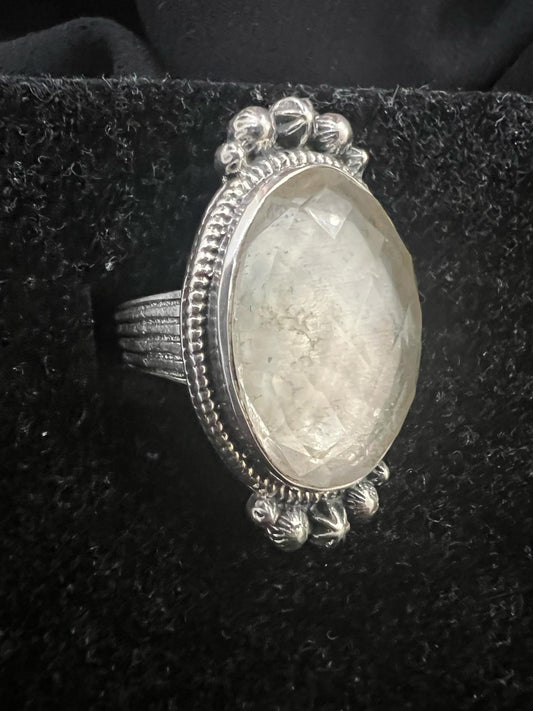 Anello quarzo naturale