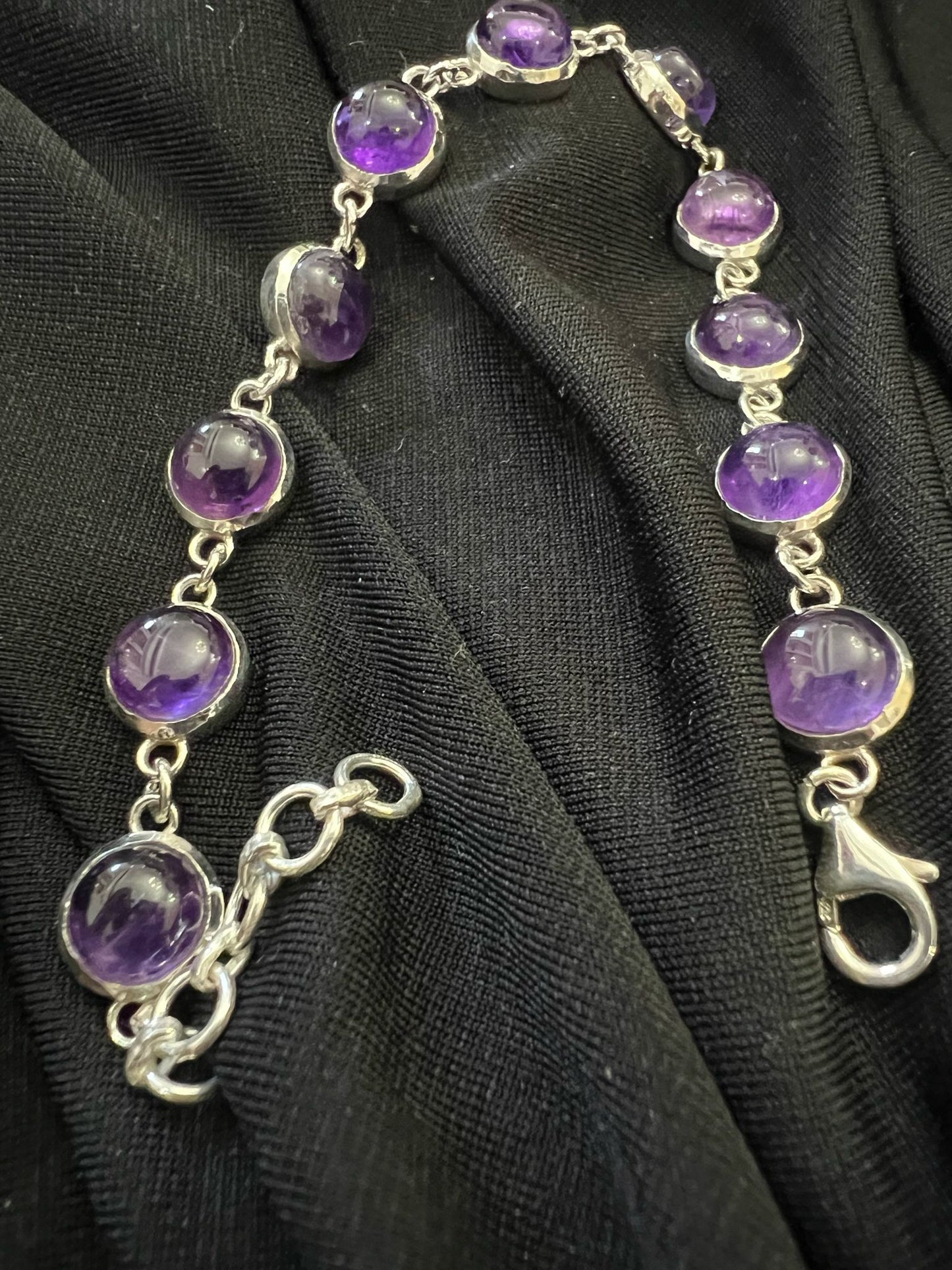 AB925 bracciale vintage ametista