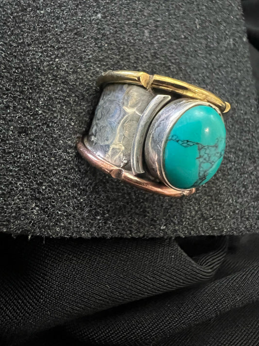 Anello t. turchese vintage