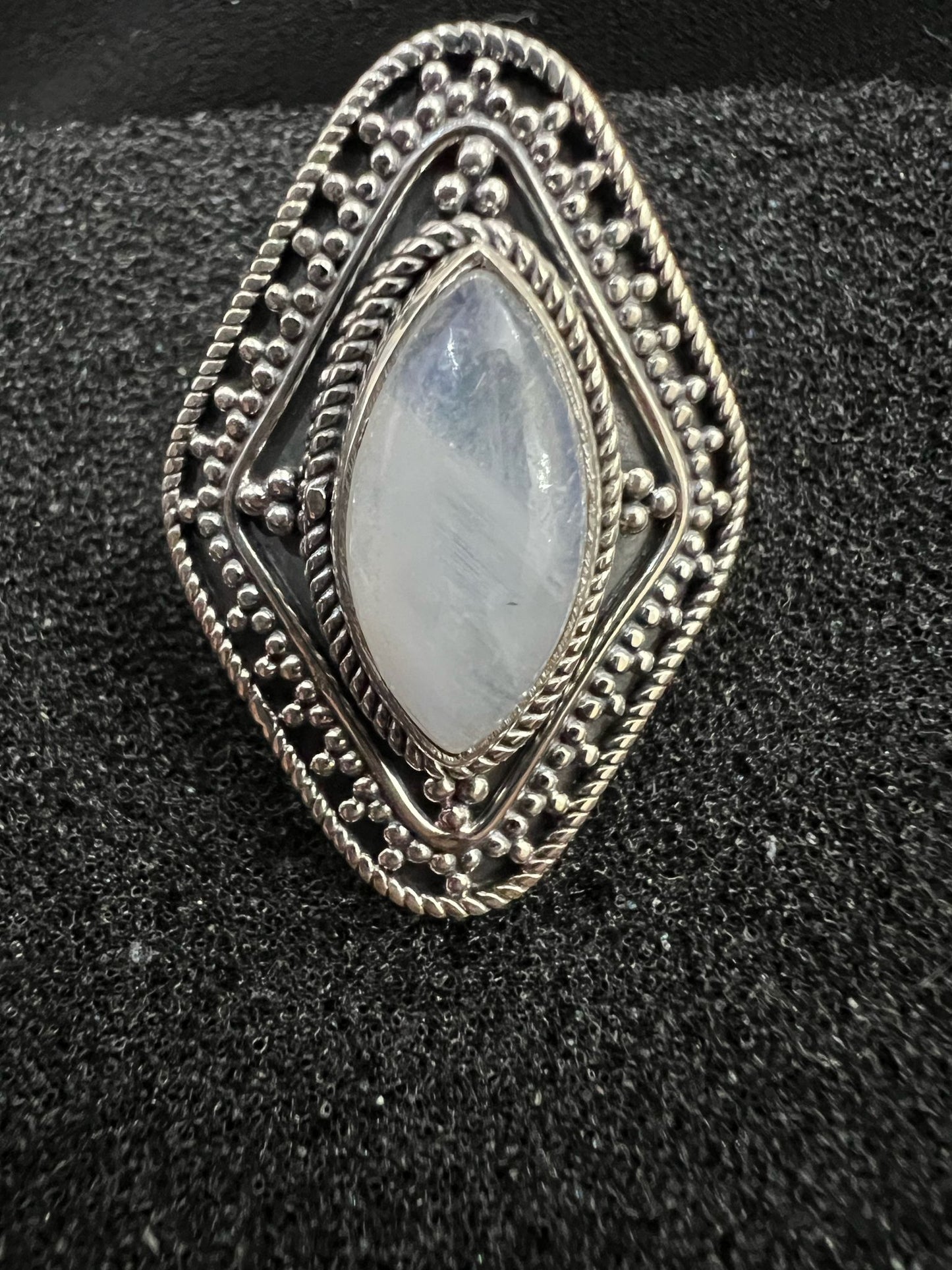 Anello pietra di luna