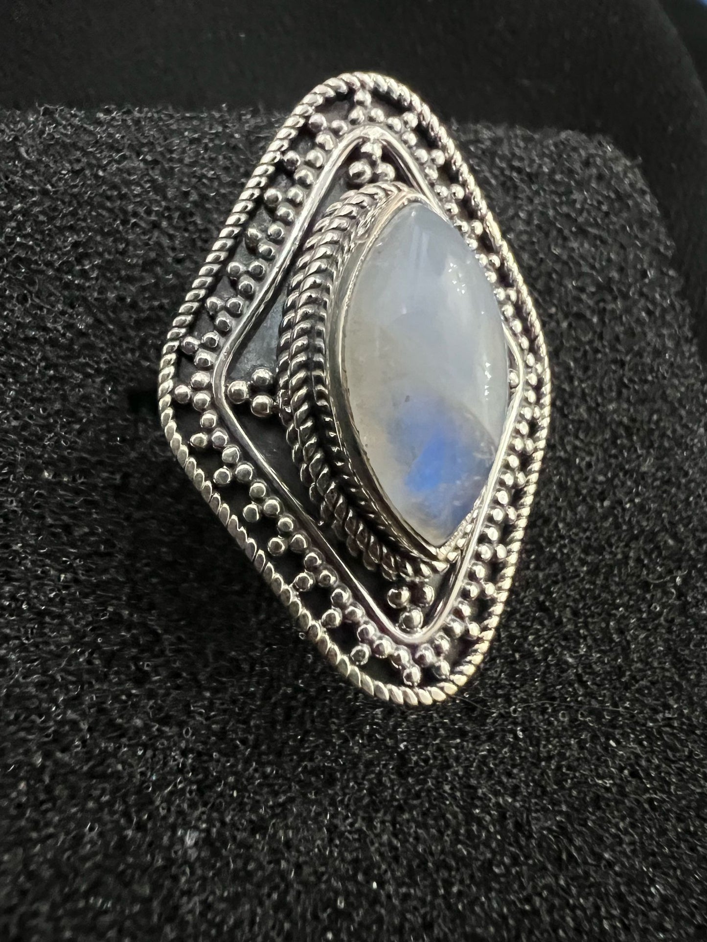 Anello pietra di luna